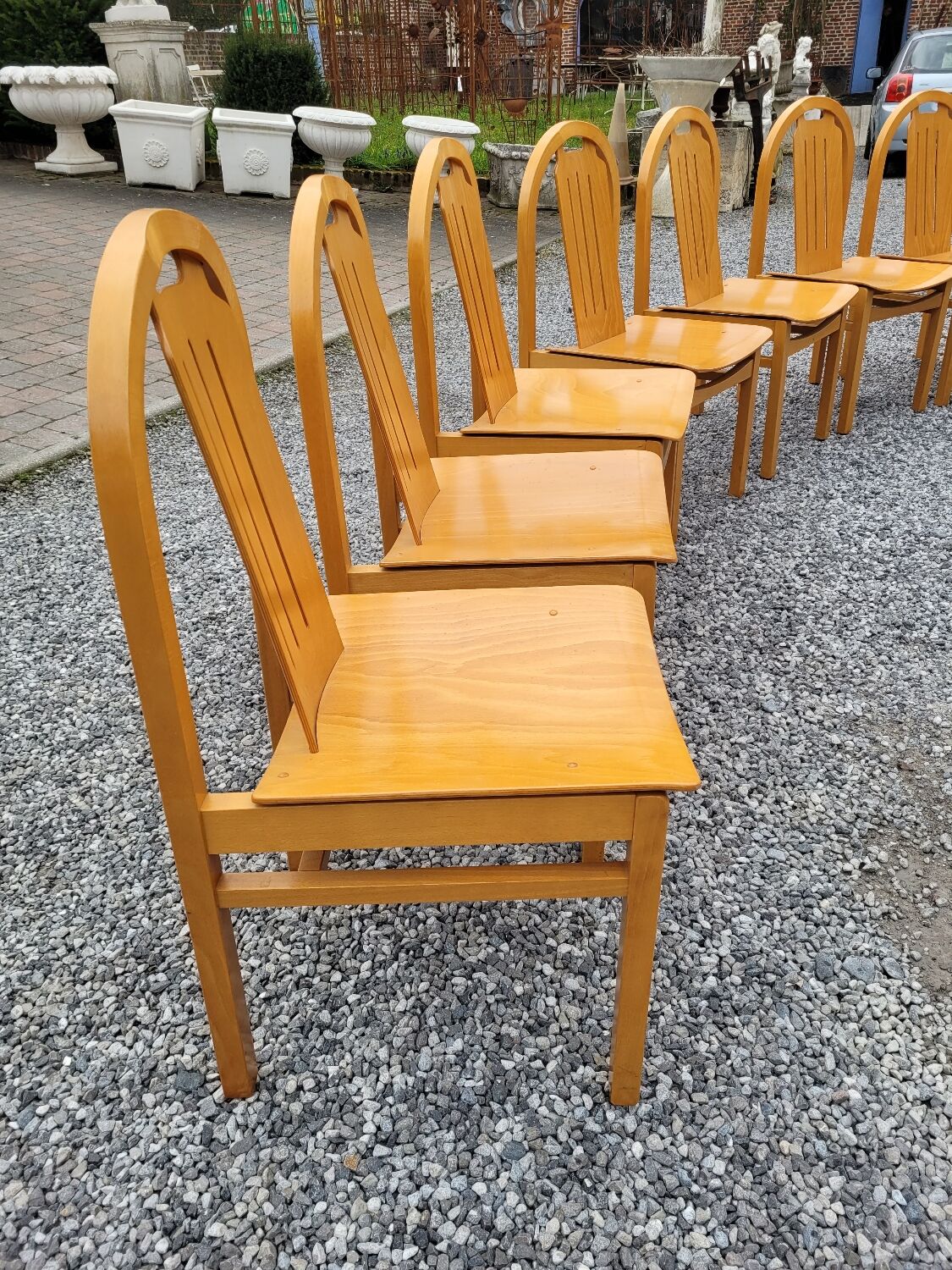 8 Baumann chairs from the 70s