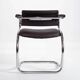 Vintage Italian cantilever chair in chrome tubular metal, 1970s.
