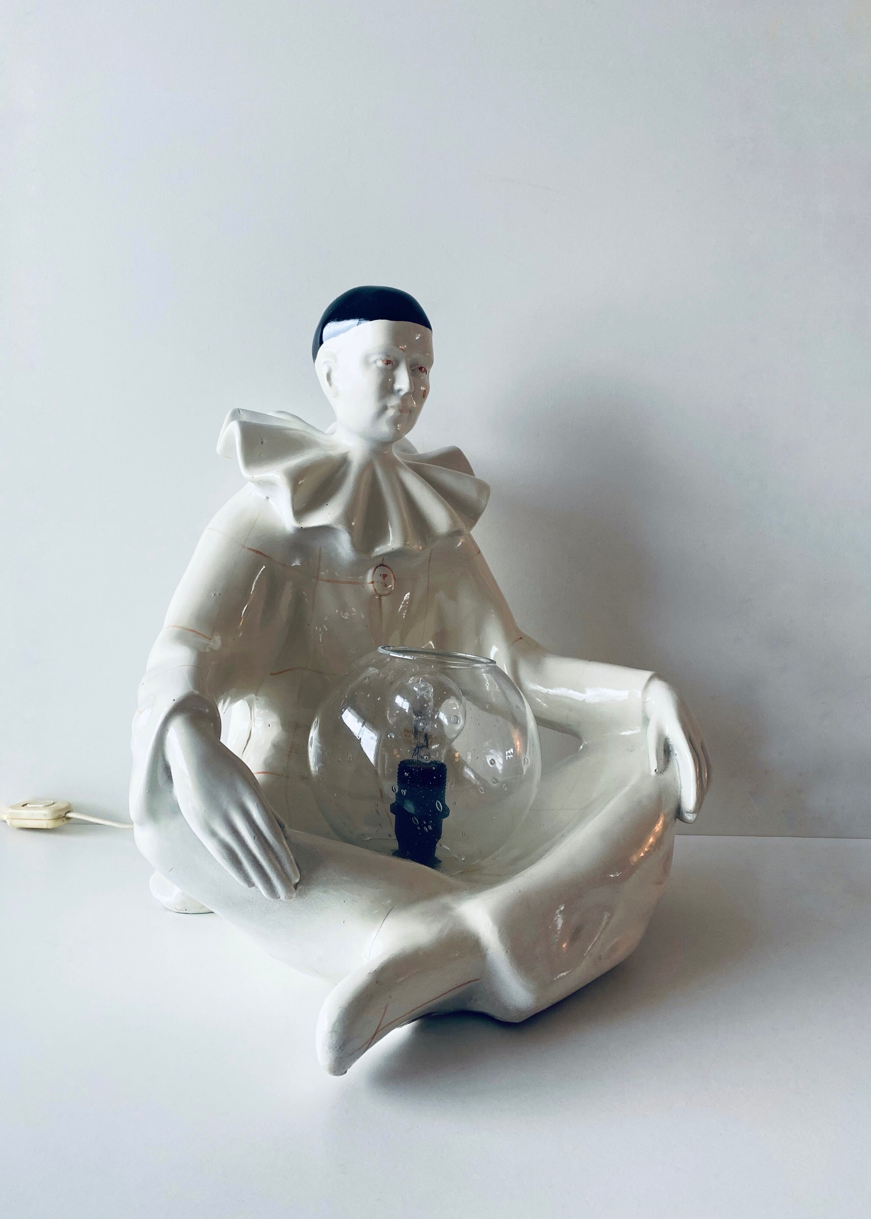 Vintage Pierrot Lamp