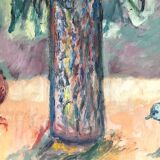 Oil on Isorel, Bouquet of Flowers, Bernard Marre