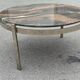 Coffee table in chrome and marble by Bendixen, Denmark, 1970s