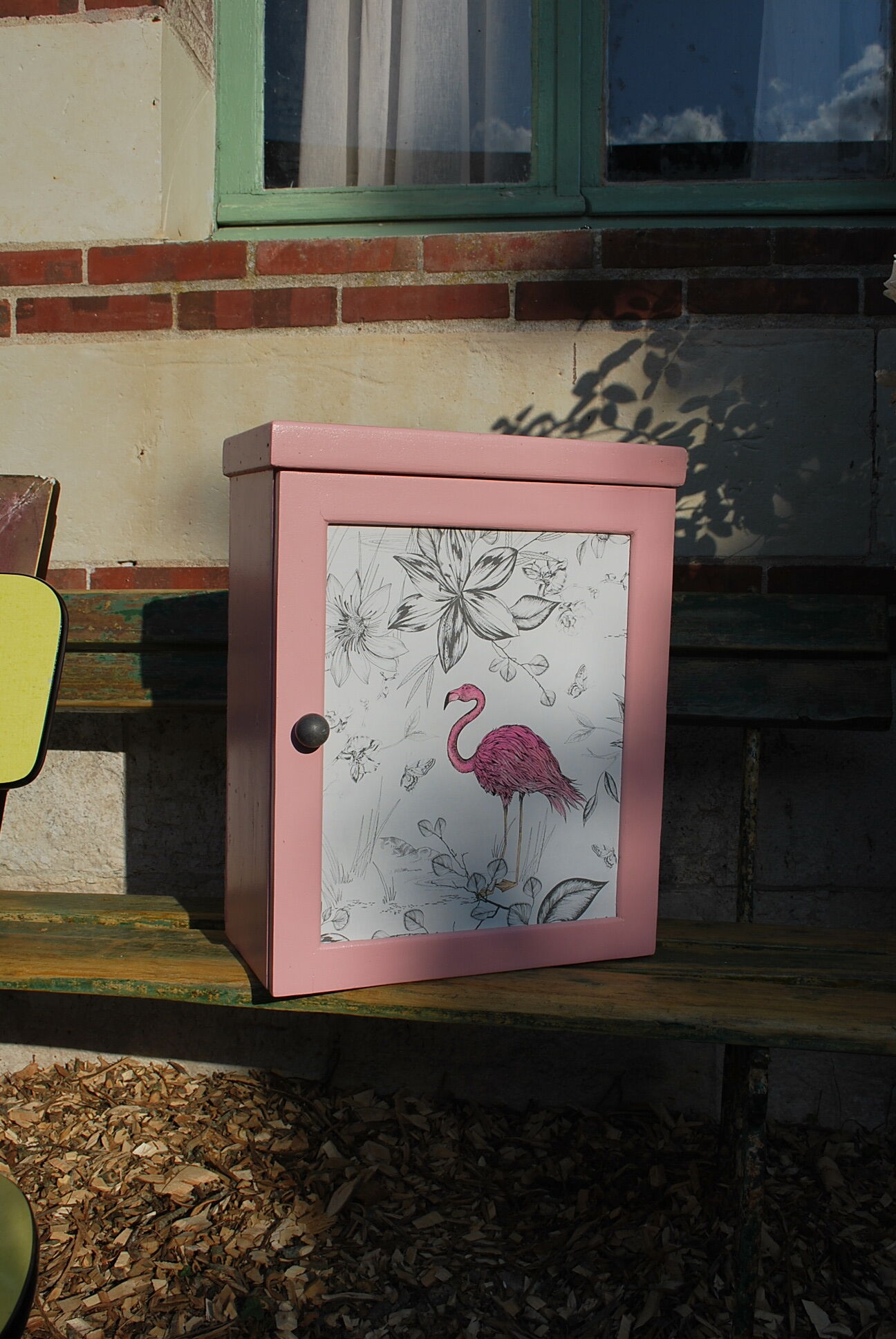 Pink pharmacy cupboard