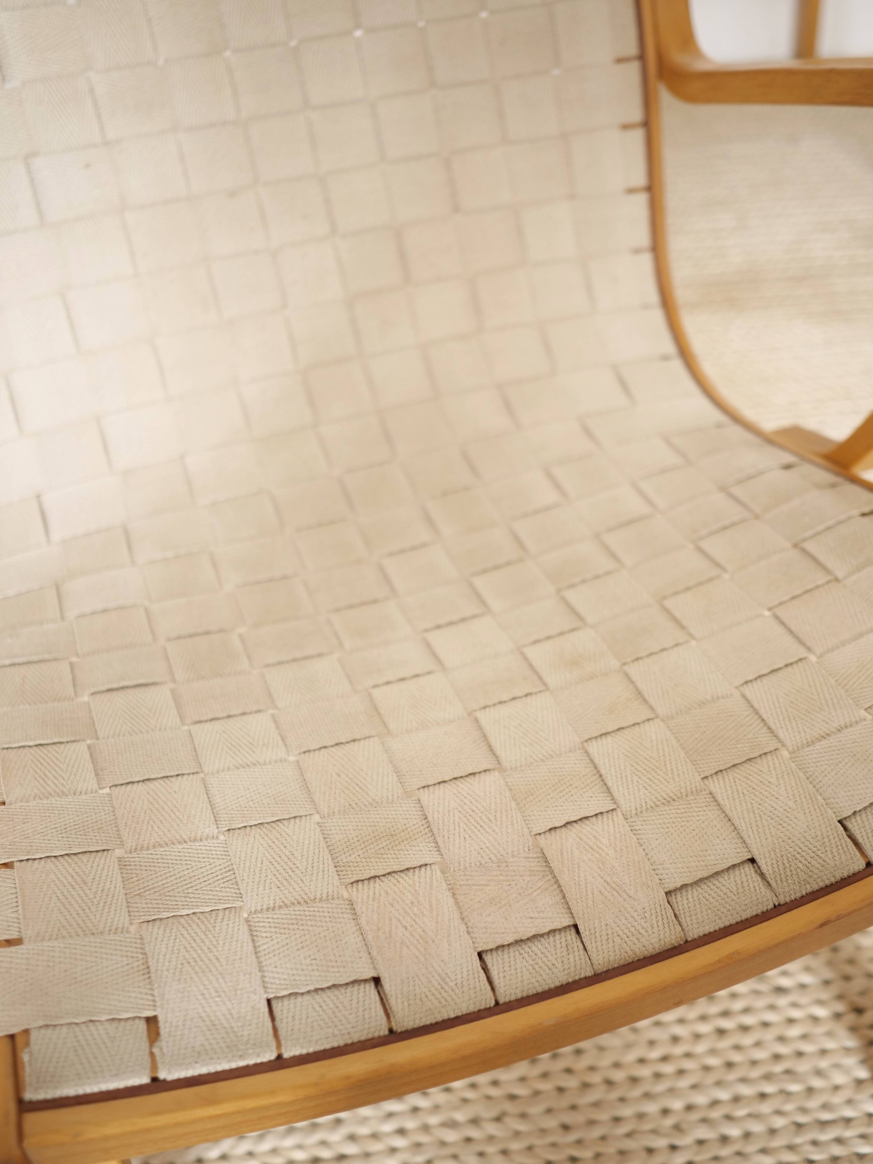 Fauteul Scandinave Finn Ostergaard avec ottoman