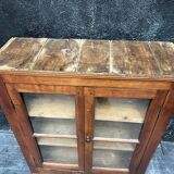 Showcase, wooden library.