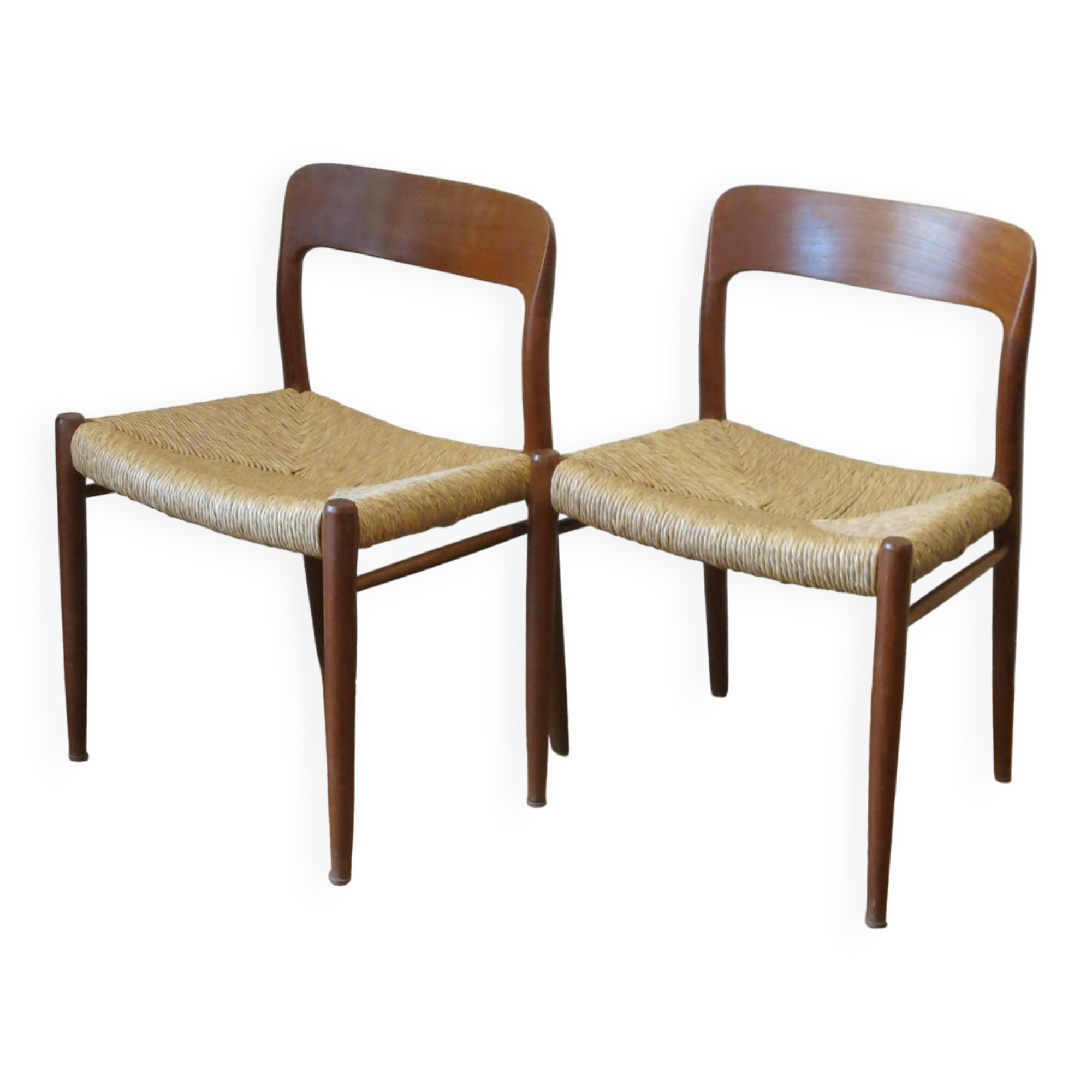 Pair of Niels Otto Møller chairs