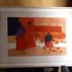Lithograph by Bernard Cathelin, Mexican Market, 1965