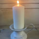 Picnic candle holder XIXth white