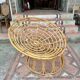 Loveuse/fauteuil en rotin vers 1950