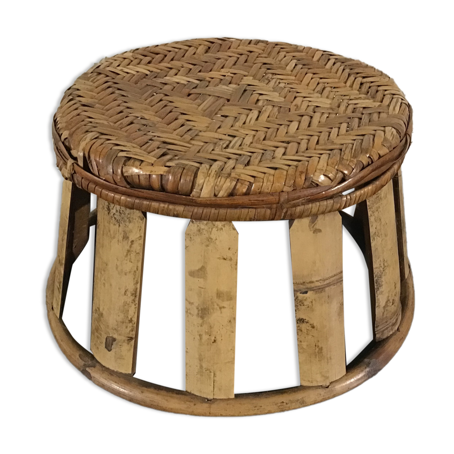 Tabouret bas indien