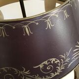 Lampe bouillotte 3 lumières en bronze massif de style Louis XVI