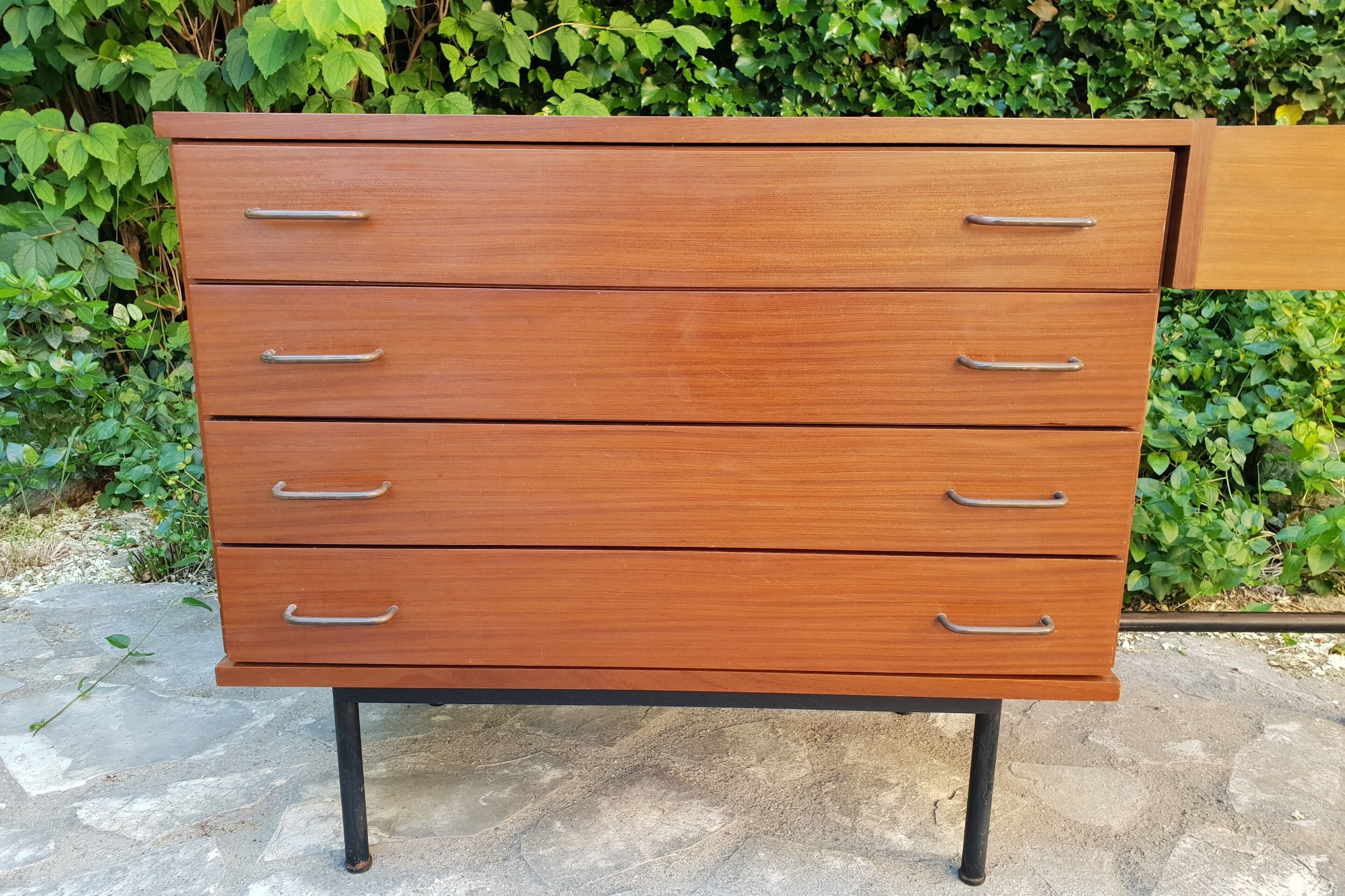Commode coiffeuse moderniste 1950