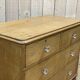 Nineteenth century Victorian chest of drawers in fir and glass buttons