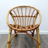 Child rattan armchair