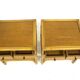 Set de 2 tables de chevet en rotin, Dux, Suède, 1960