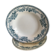 2 hollow plates earthenware st Amand model Guadeloupe