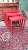 Set of 3 nesting tables with a Chinese spirit.