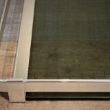 Metal plate & design glass Italian 1970