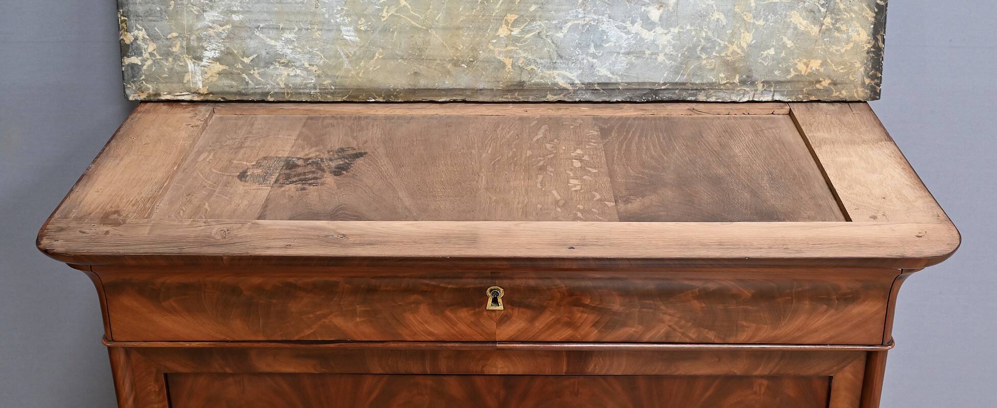 Mahogany and Burl Mahogany Secretary, Restoration Period – Part 1 X