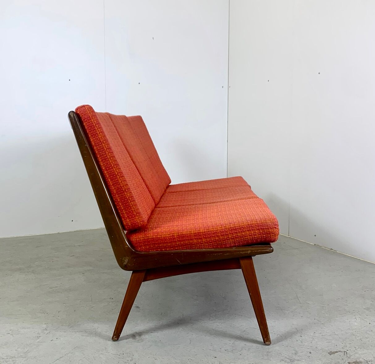 MidCentury Boomerang Sofa by Hans Mitzlaff for Eugen Schmidt