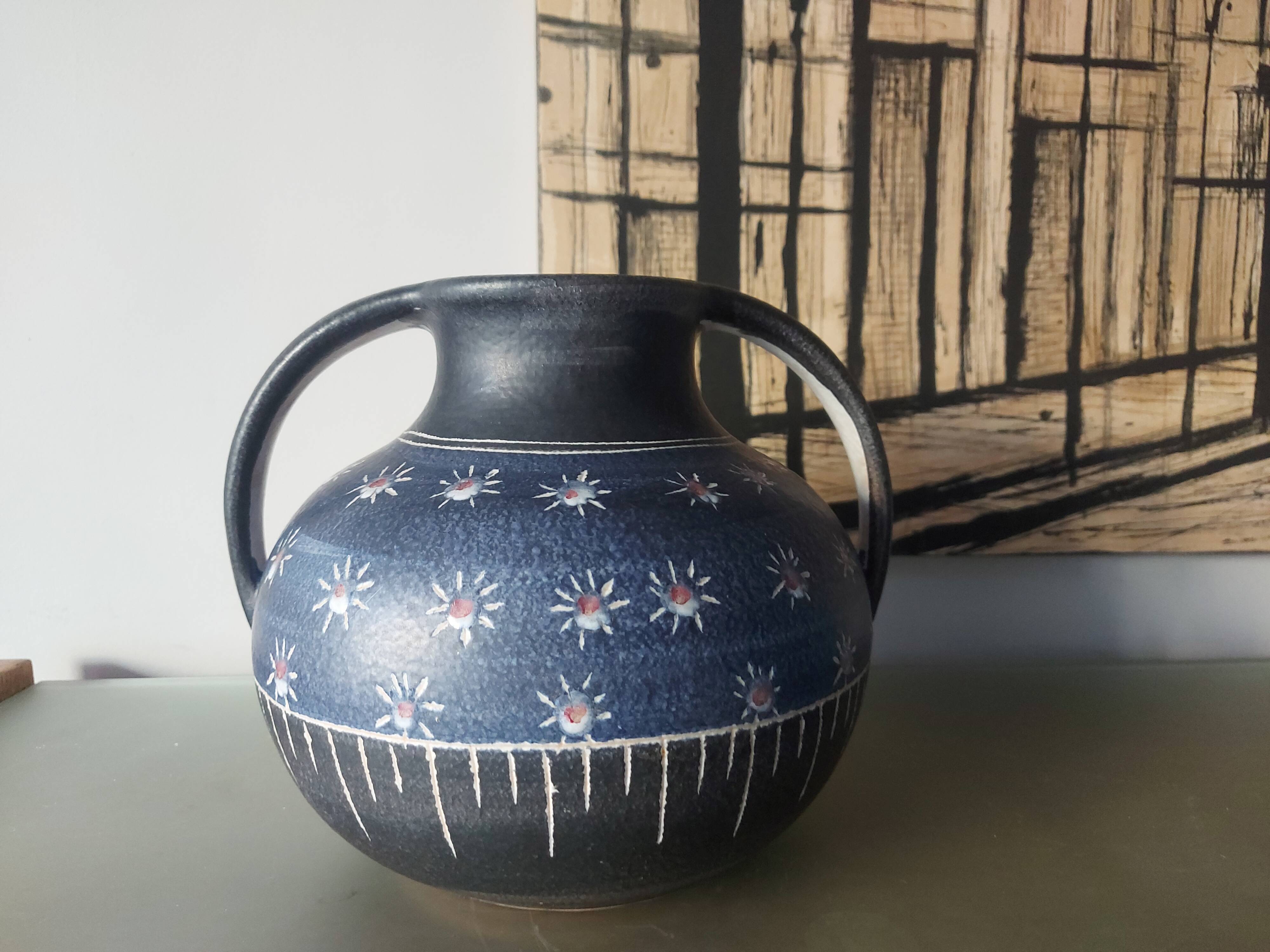 Italian ceramic vase Ita-lica Ars