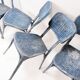 Set of 3+1 from the house "salon de provence" by Gaston Viort - 1930s