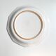 Round vintage Niderviller plate with a country decor.