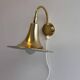Vintage wall lamp brass