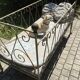Ancien lit de bébé en fer forgé