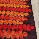 Large Vintage Scandinavian Space Age Wool Rug Circa 1970