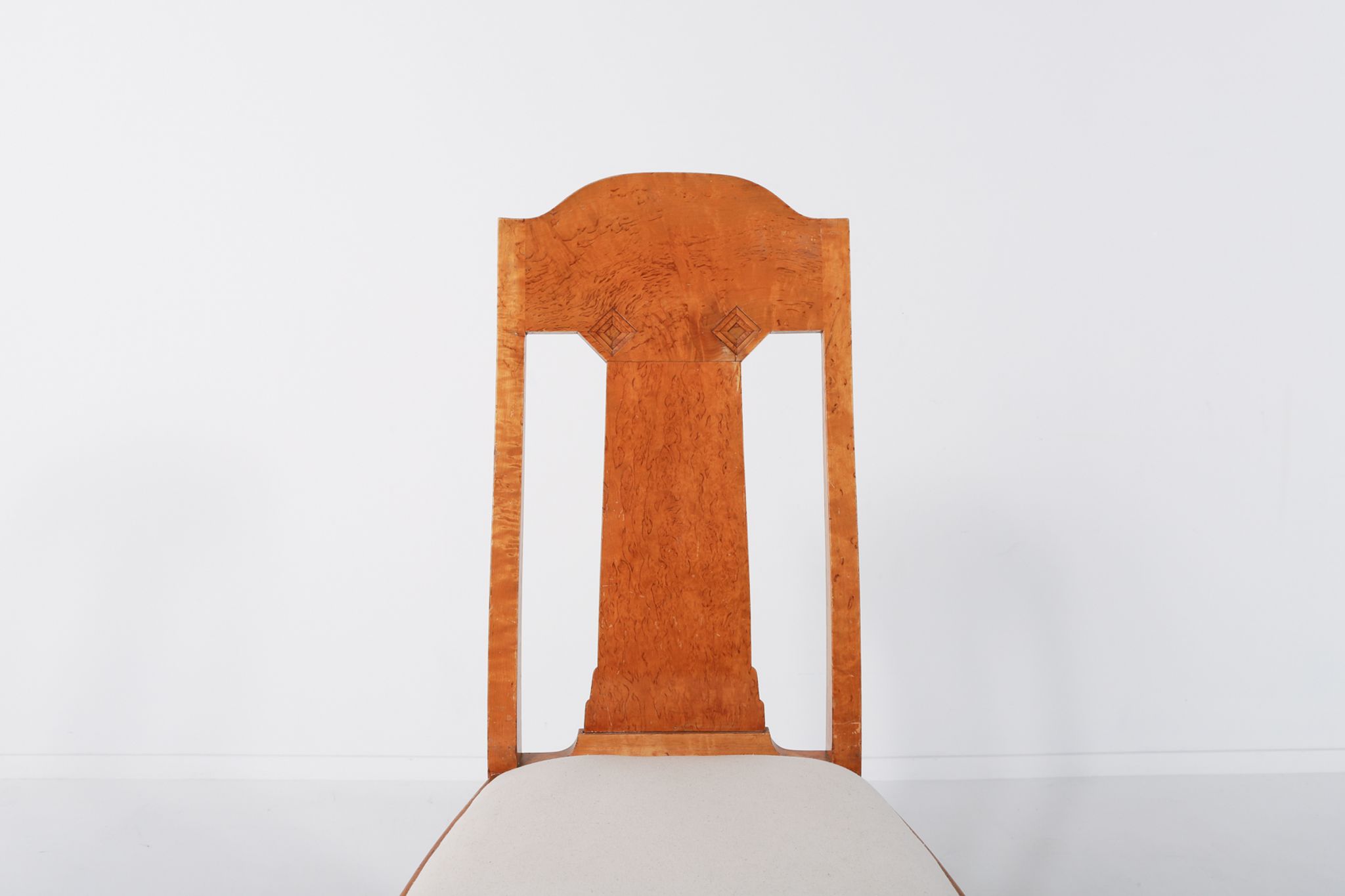 Pair of chairs in bramble wood from Nordiska Kompaniet