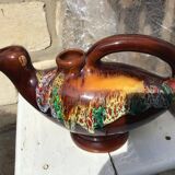 Cruche chevrette céramique vintage 70 vallauris