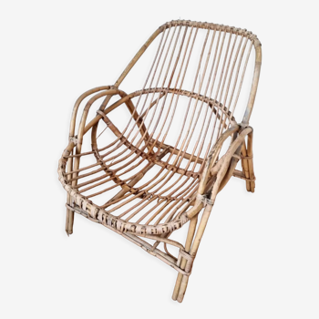 Rattan armchair