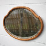 Large vintage mirror, wall mirror, beveled mirror, wall mirror