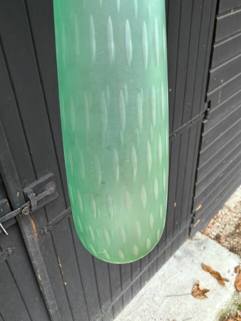 Seguso Vetri D'arte Murano glass pendant light - Italy, 1950s