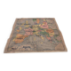 World map by P. Vidal de la Blache