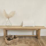 Banc de ferme en chêne