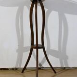 Small Mahogany Pedestal Table, Louis XVI Style – 1900