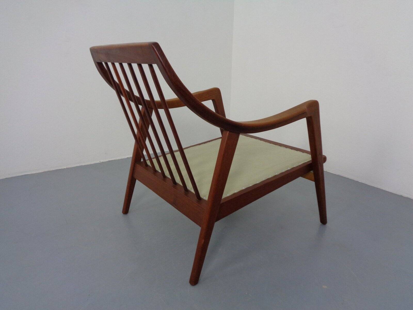 Danish Filigree Teak Armchairs, 1960s, Set of 2