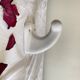 4 antique ceramic earthenware wall hooks towel holders ACC-7340