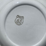 4 turquoise plates St Amand Ceranord