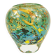 Blown Glass Vase with Gold Inclusion Jc Novaro (Biot)