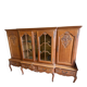 Large antique oak carved display cabinet – Louis style