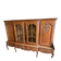 Large antique oak carved display cabinet – Louis style