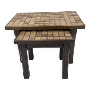 ensemble de 2 tables - massif