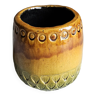 Vase / cache-pot en céramique scandinave majolique
