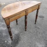 Half moon console table
