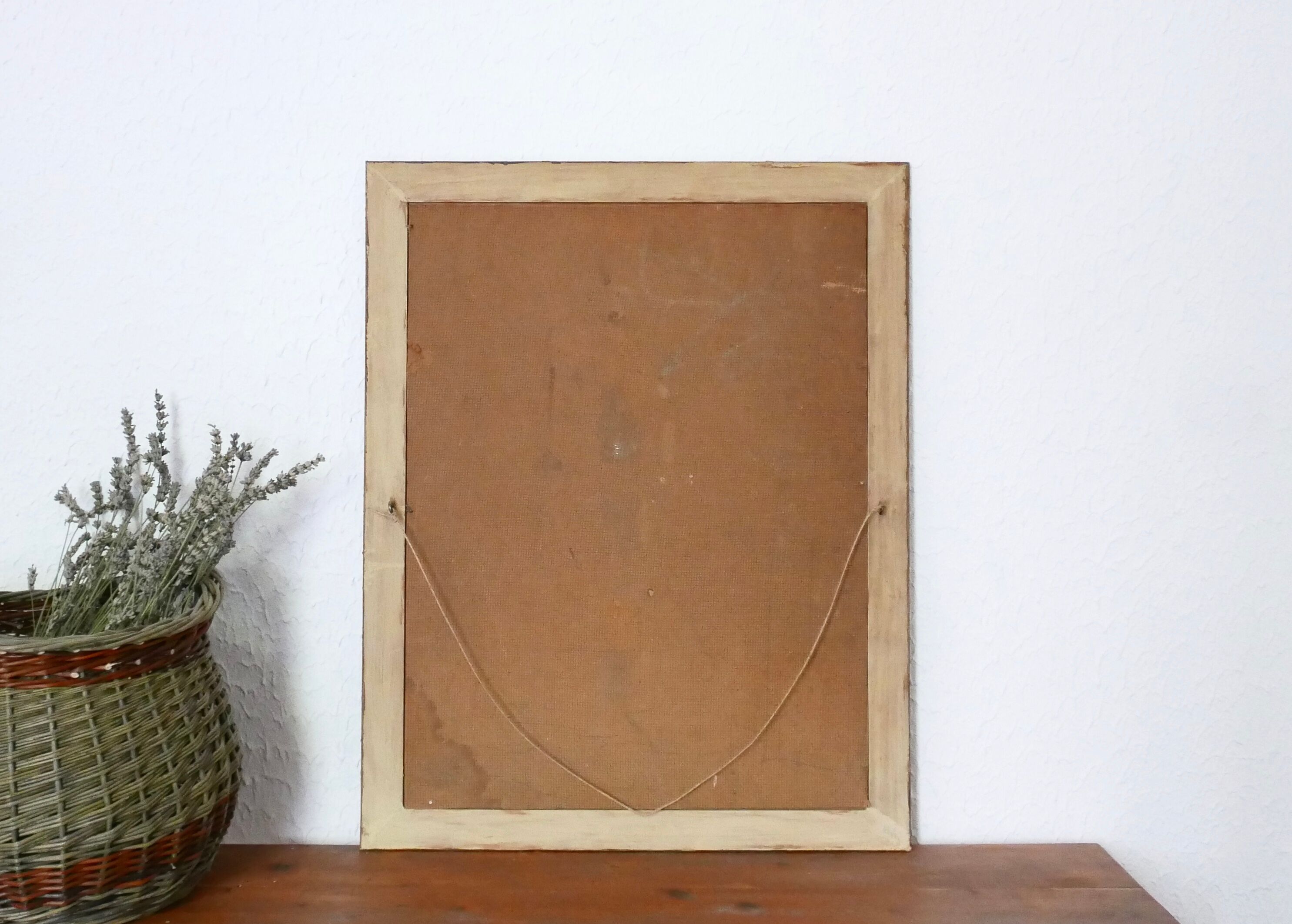 Still life painting, "bouquet" painting by C Roy, 1950s