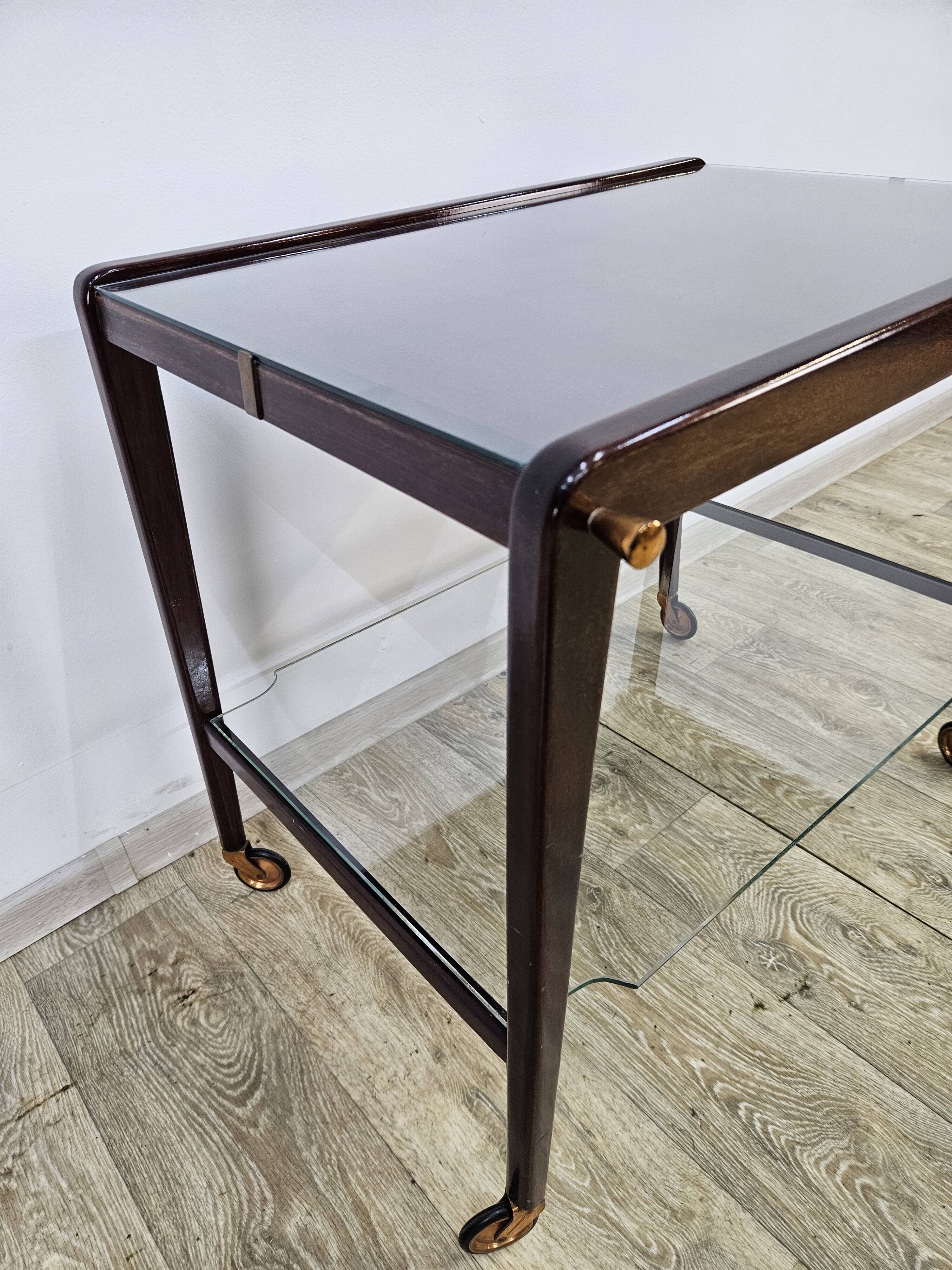 Mobile bar table, France, 1960s.