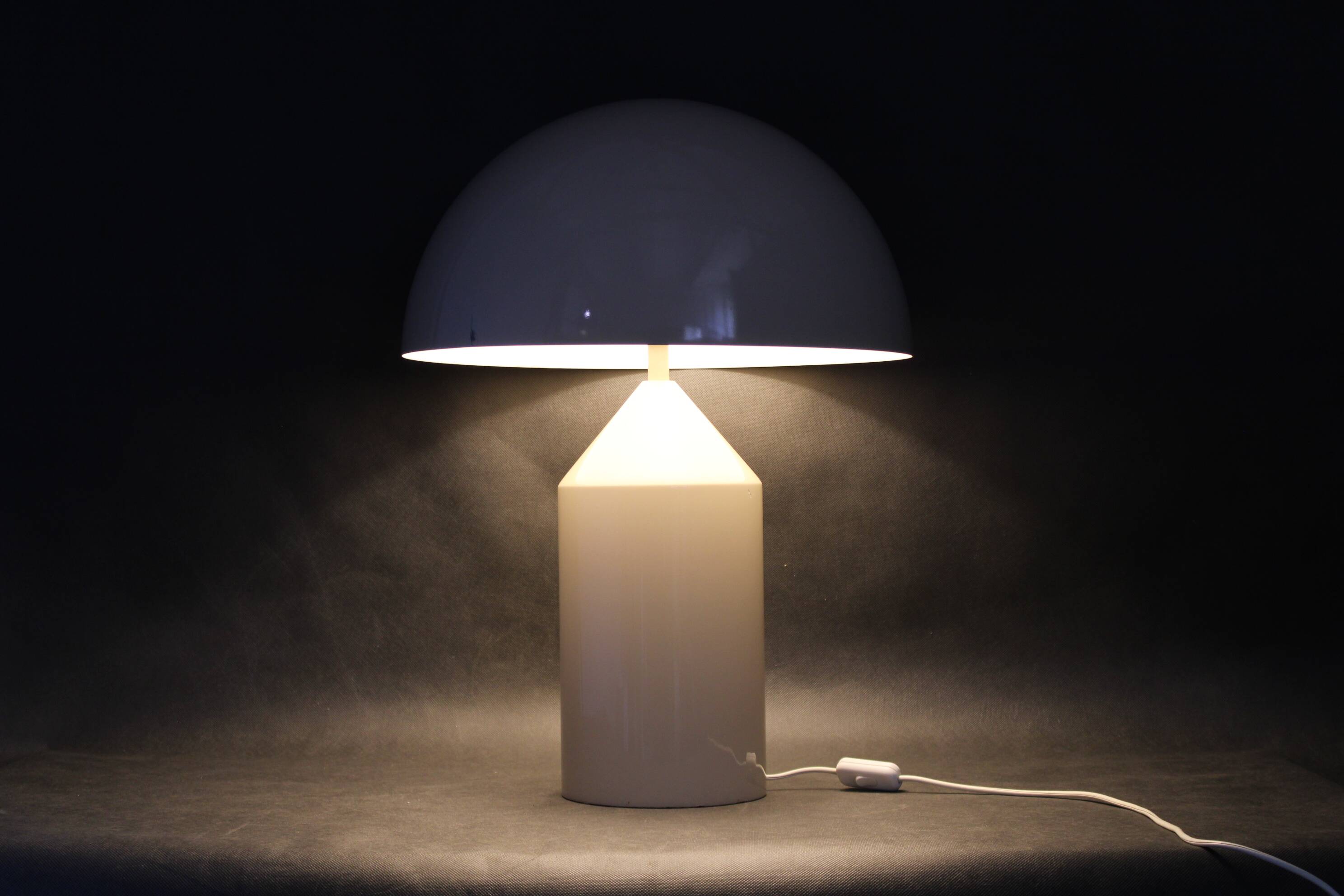 1970s EARLY Edition of Vico Magistretti 'Atollo' Table Lamp, Italy