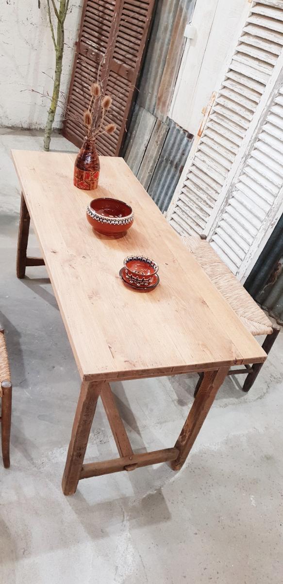 Old farmhouse table